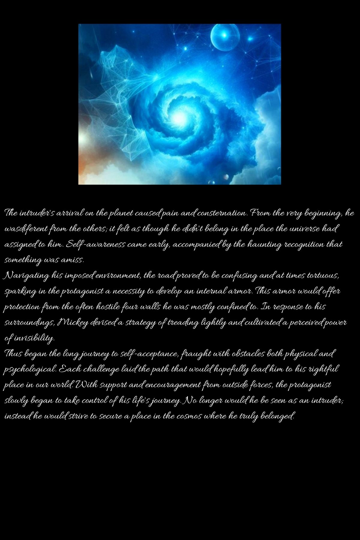An Intruder Arrives back cover